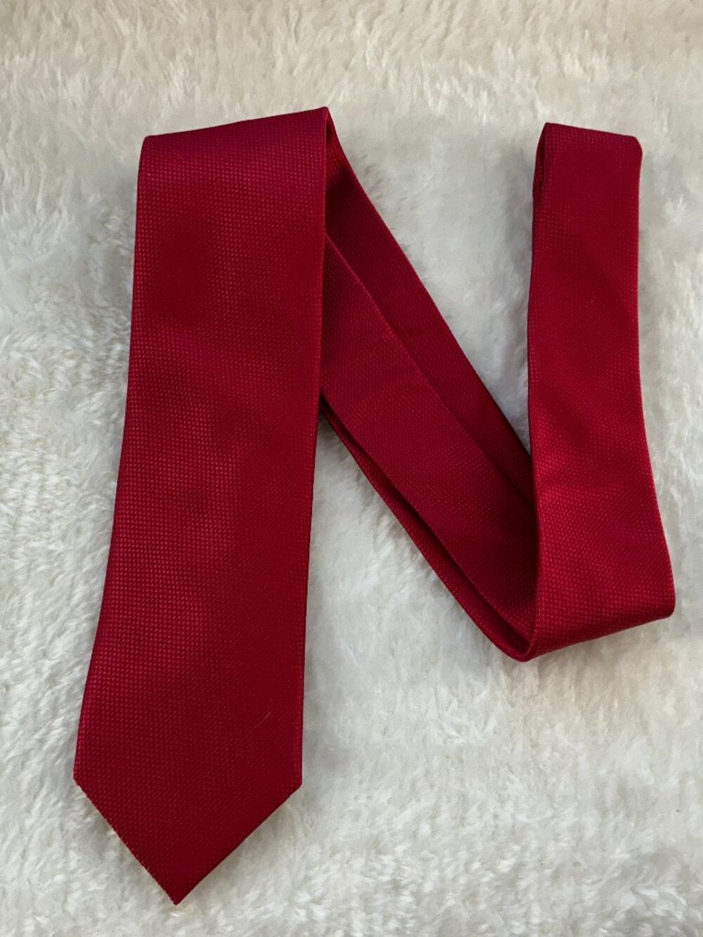 Nautica Red Woven Necktie